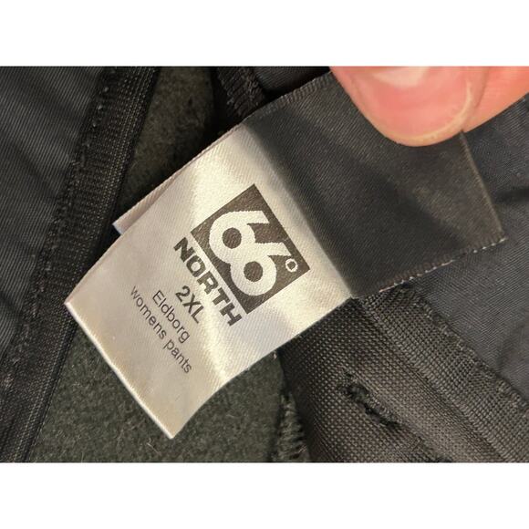 66* North 66 Degrees Eldborg Womens hiking pants Black Shell Trousers XXL 2XL - Picture 7 of 12
